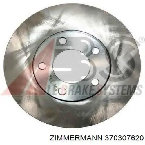 Диск переднього гальма Zimmermann 370307620 ціна, від 53.95 USD