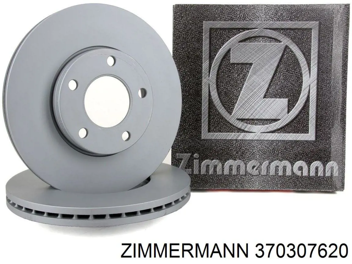 370307620 Zimmermann диск гальмівний передній