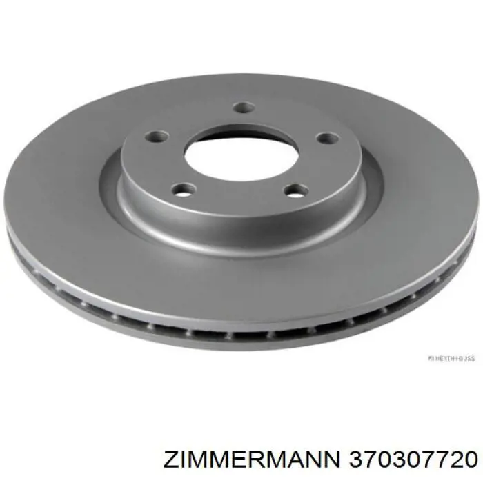 Диск гальмівний передній Zimmermann 370307720
