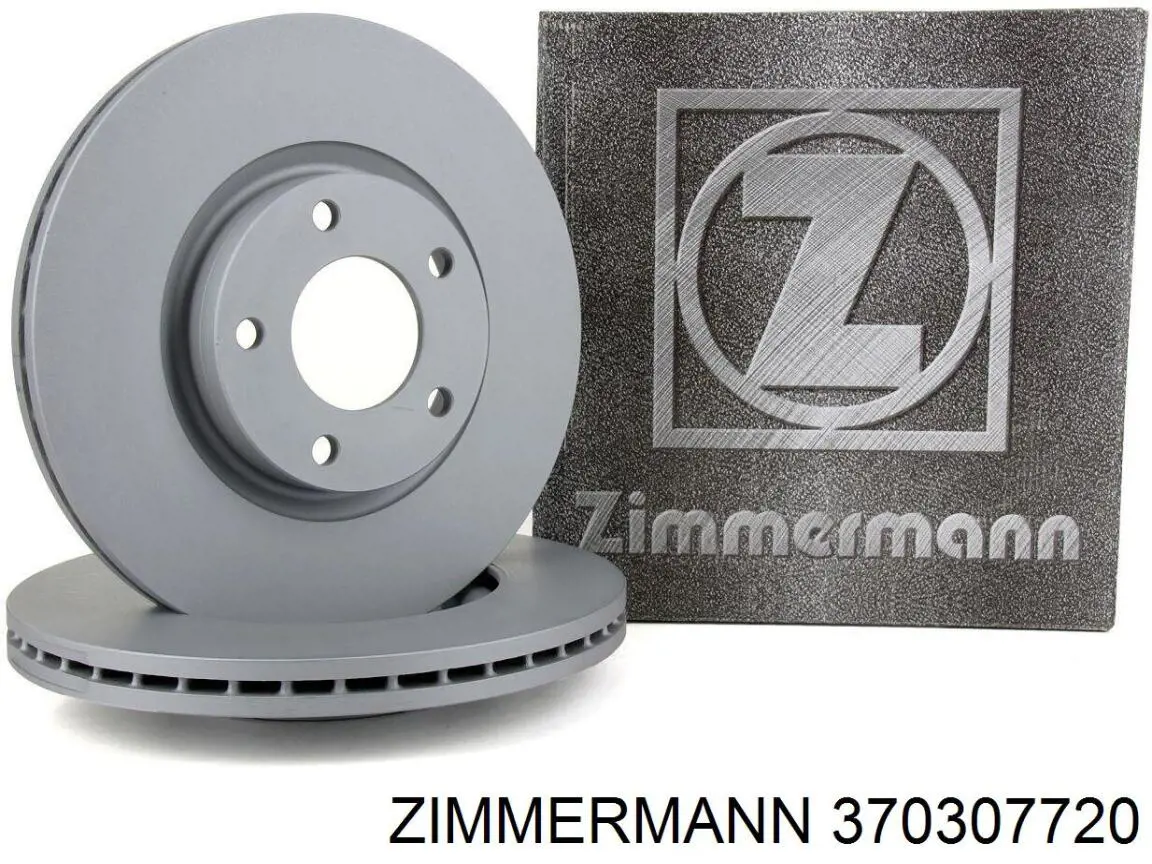 370307720 Zimmermann диск гальмівний передній