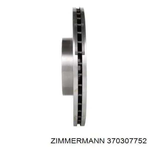 Диск гальмівний передній Zimmermann 370307752