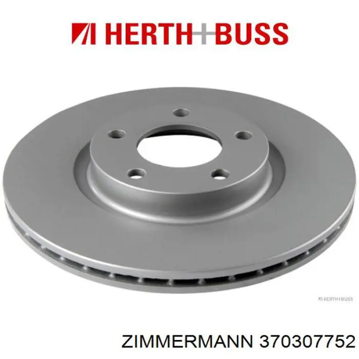 Диск переднього гальма Zimmermann 370307752 ціна, від 48.69 USD