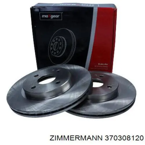 Диск гальмівний передній Zimmermann 370308120