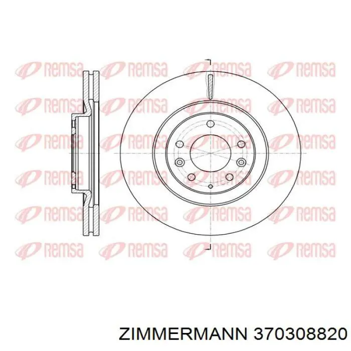 Гальмівні диски передні JBR1399 Power Stop