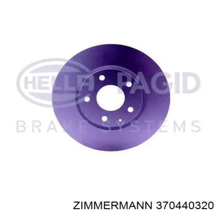 Купити 370440320 Zimmermann Ротор гальмівний