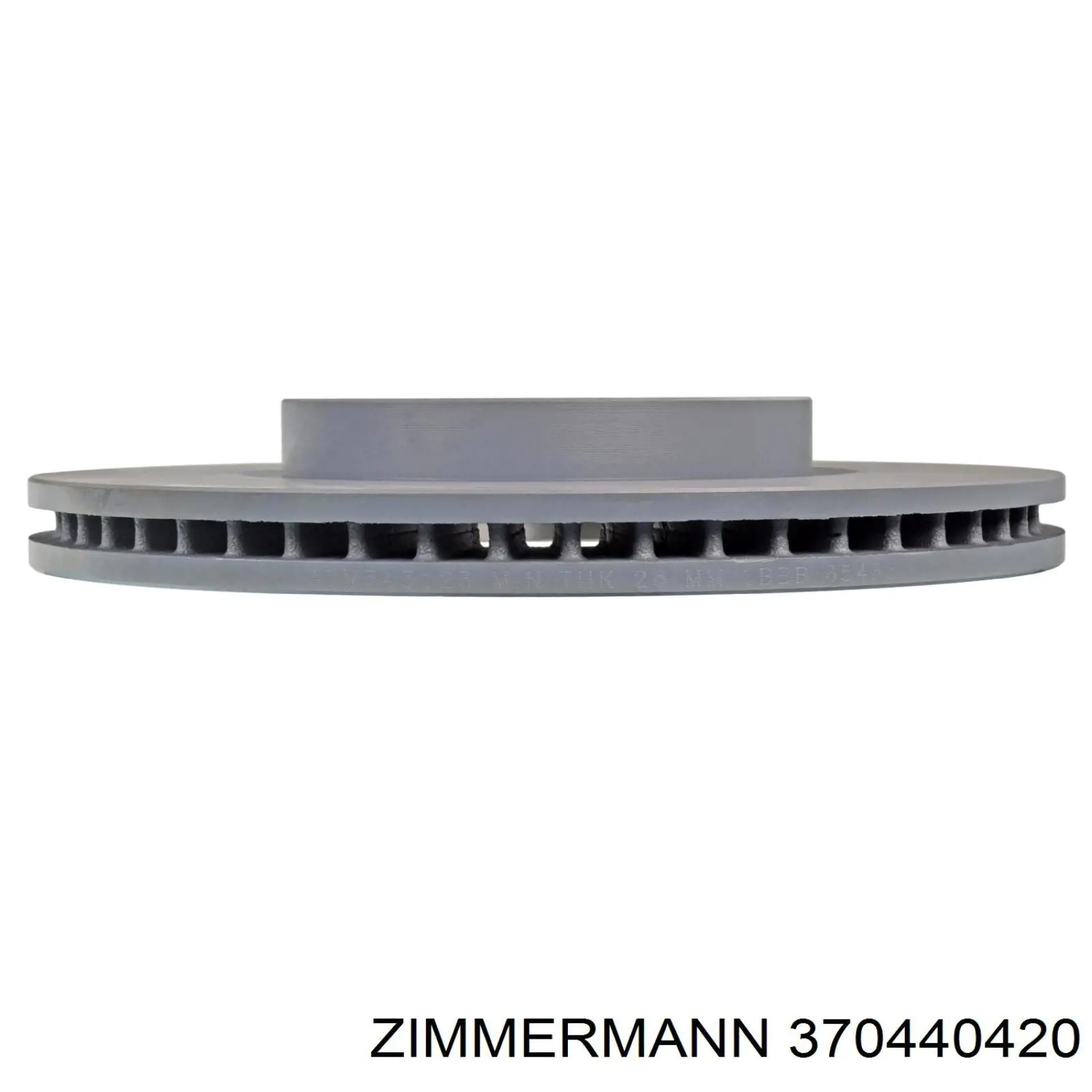 Диск гальмівний передній Zimmermann 370440420