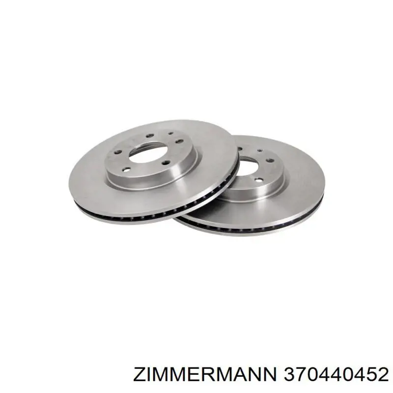 Диск гальмівний передній Zimmermann 370440452
