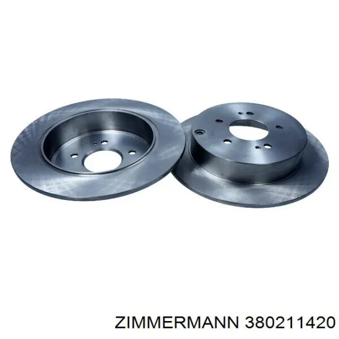 Диск гальмівний задній Zimmermann 380211420