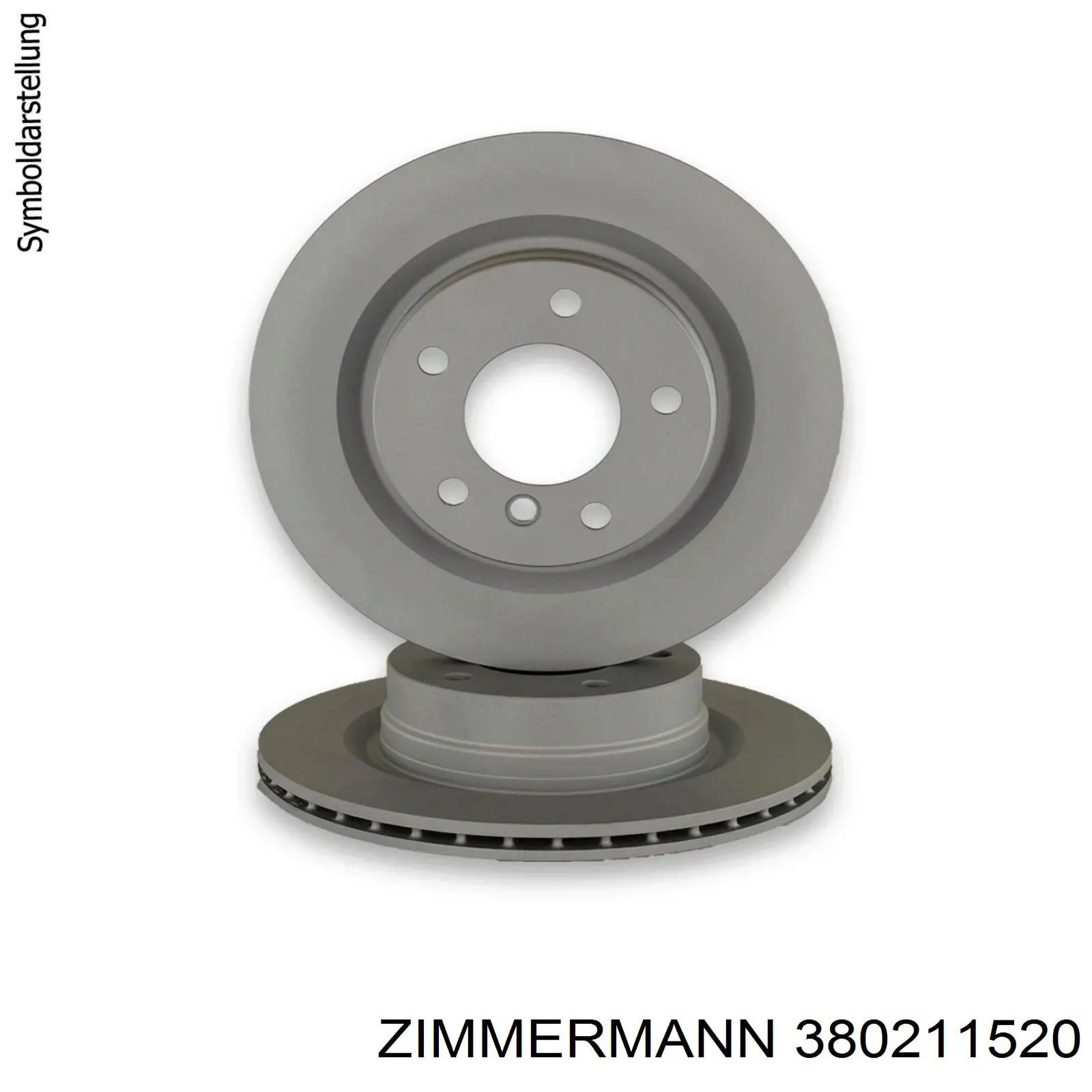 Задні дискові гальма Zimmermann 380211520 ціна, від 39.70 USD
