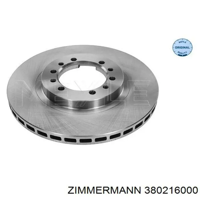 380216000 Zimmermann диск гальмівний передній