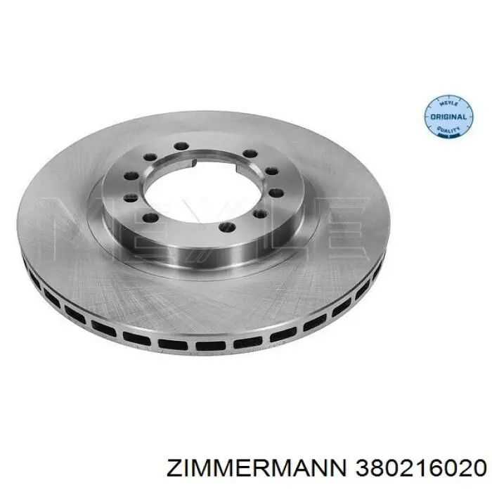 380216020 Zimmermann диск гальмівний передній