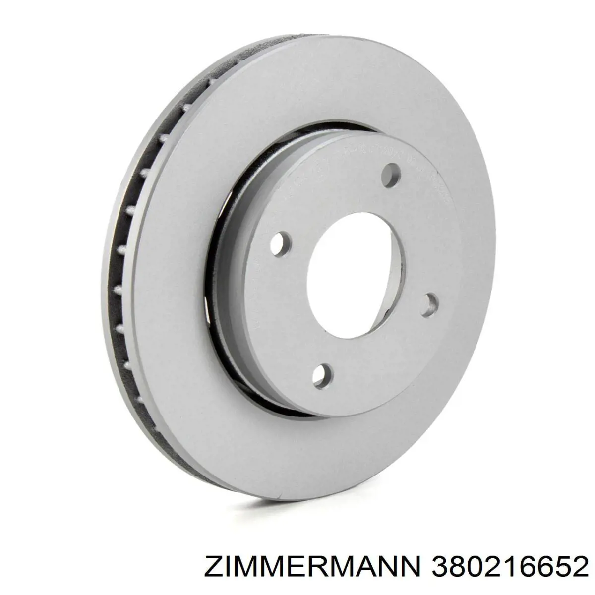 Диск переднього гальма Zimmermann 380216652 ціна, від 29.92 USD