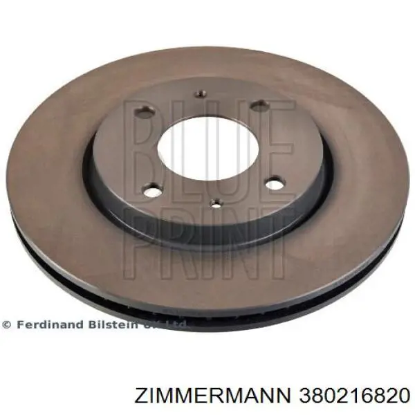 Диск гальмівний передній Zimmermann 380216820