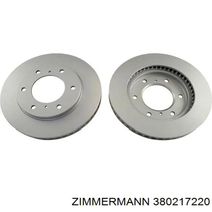 Гальмівні диски передні 380217220 Zimmermann