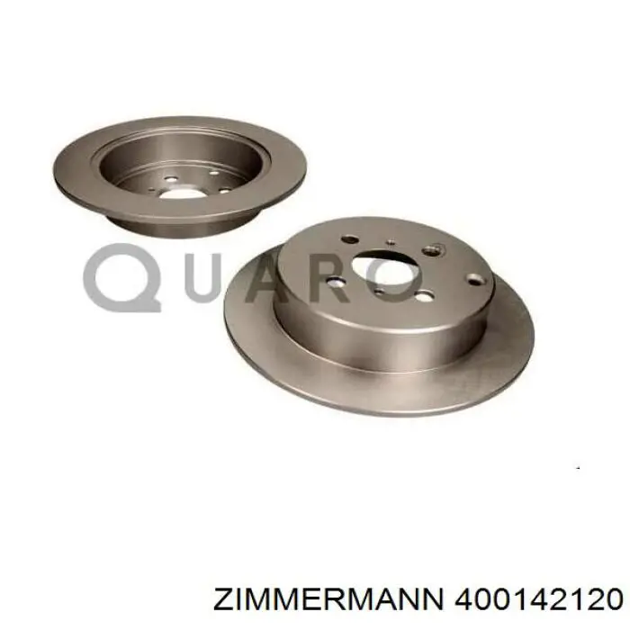 Гальмівні диски передні 400142120 Zimmermann
