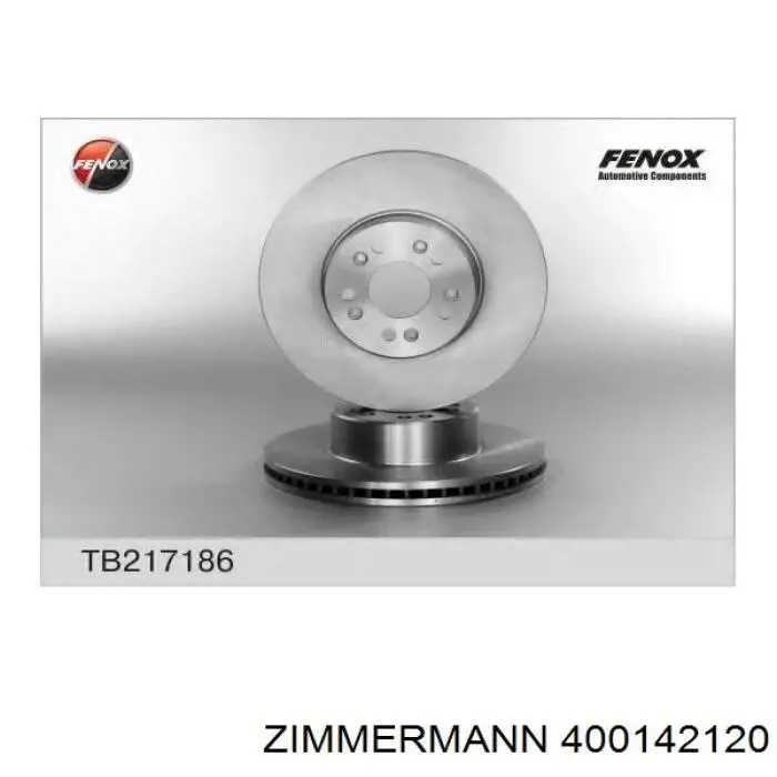 Купити 400142120 Zimmermann Ротор гальмівний