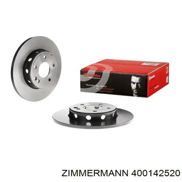Диск гальмівний передній Zimmermann 400142520