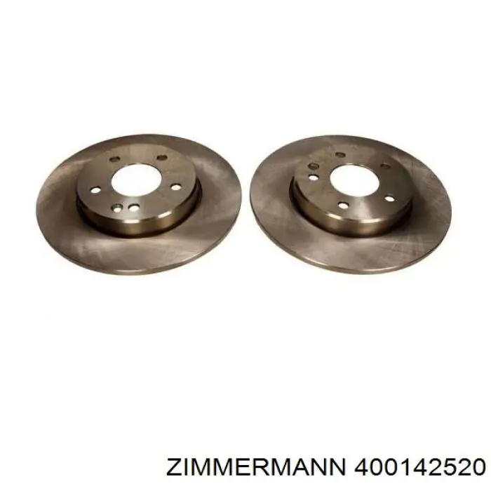 Диск переднього гальма Zimmermann 400142520 ціна, від 26.36 USD
