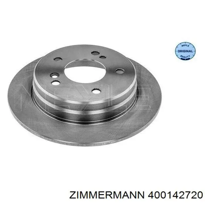 400142720 Zimmermann диск гальмівний задній