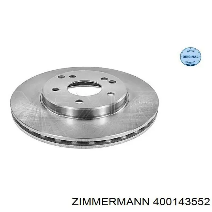 Диск переднього гальма Zimmermann 400143552 ціна, від 33.01 USD