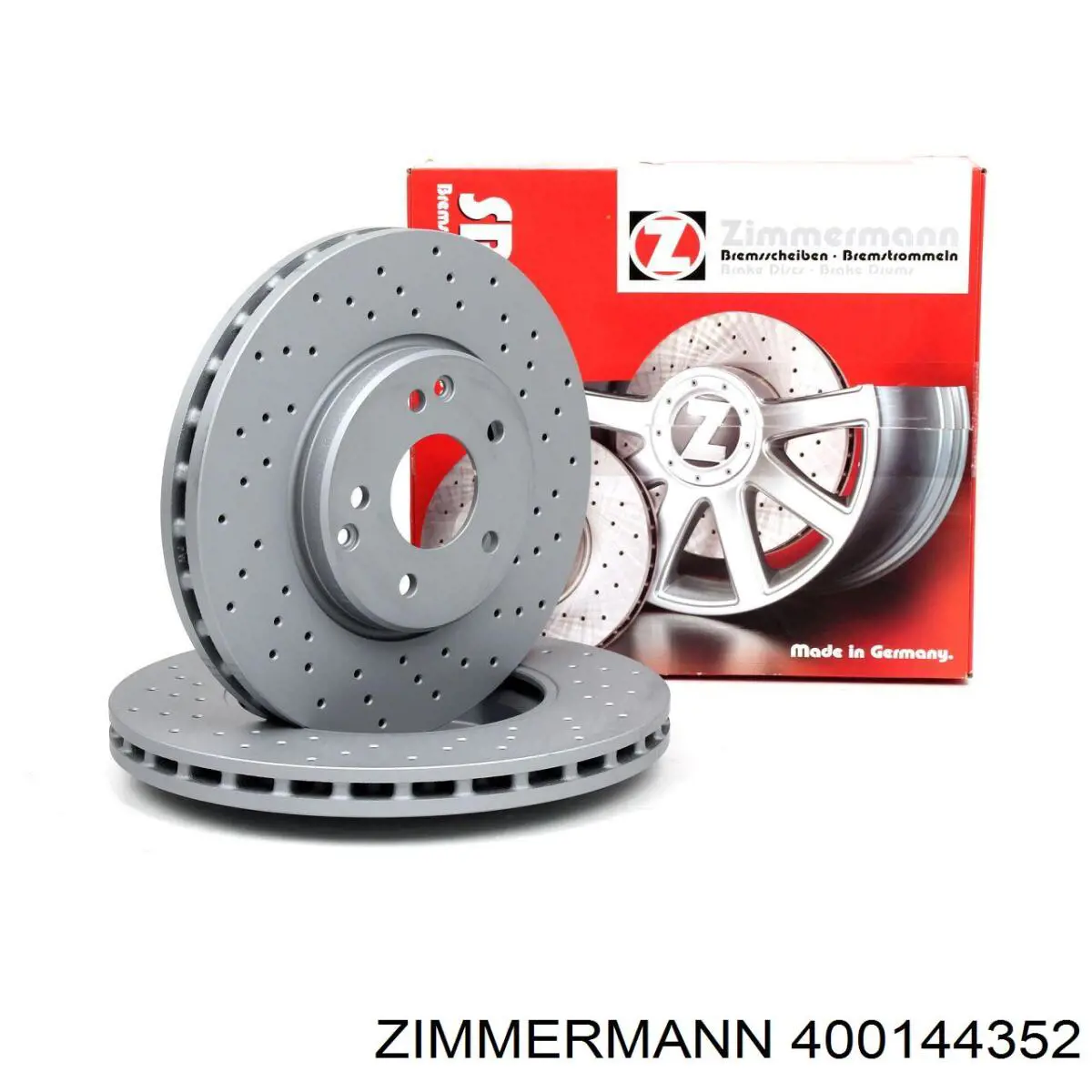 Диск гальмівний передній Zimmermann 400144352