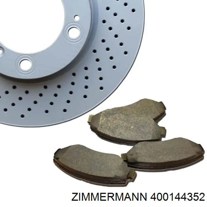 Диск переднього гальма Zimmermann 400144352 ціна, від 61.08 USD