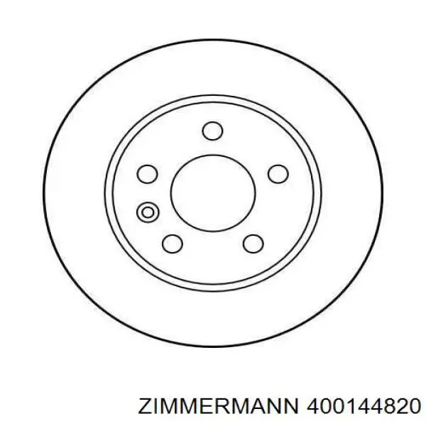 Купити 400144820 Zimmermann Ротор гальмівний