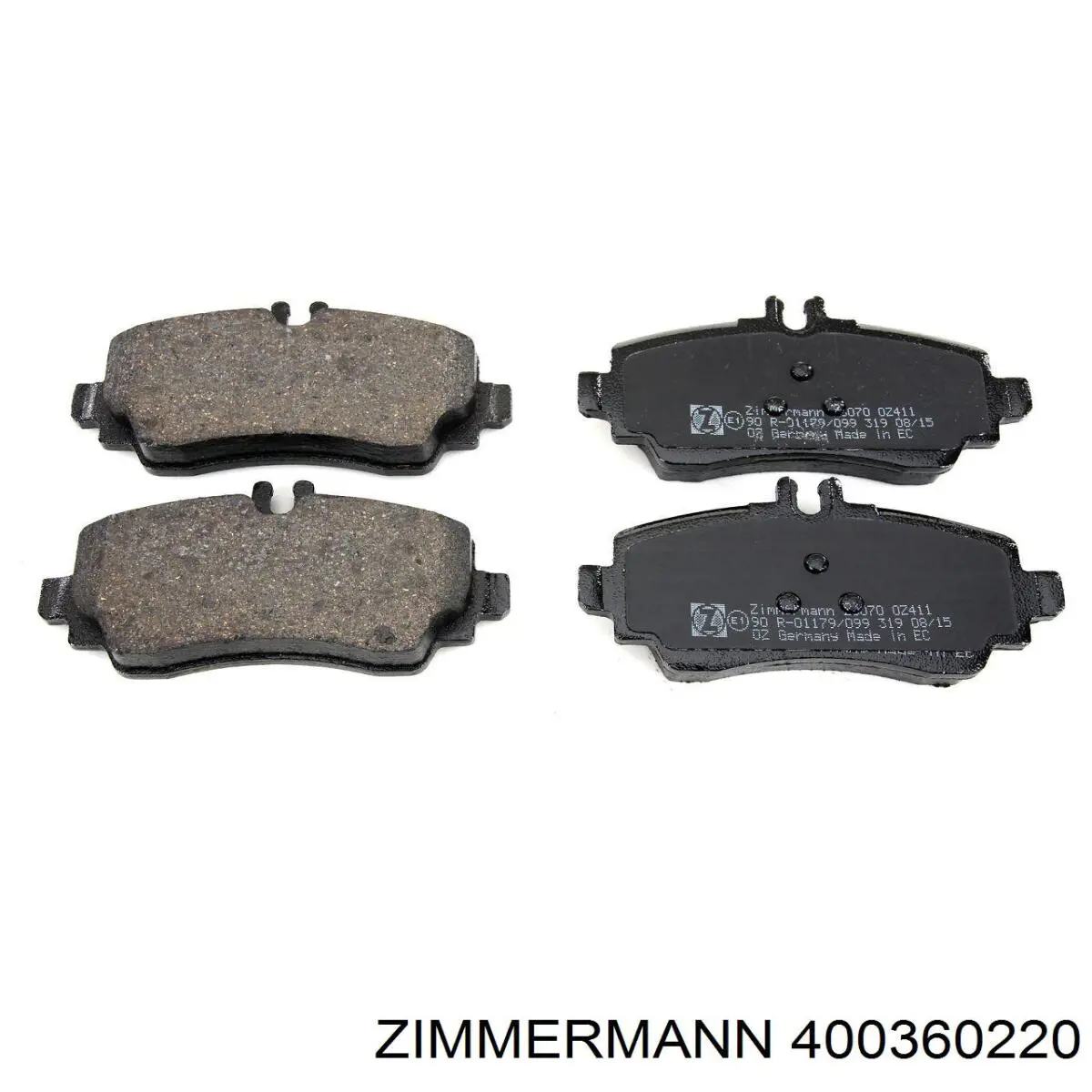 Гальмівні диски передні 400360220 Zimmermann