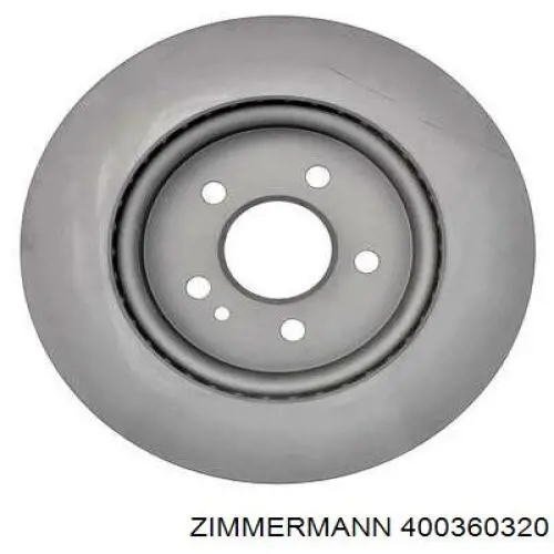 Гальмівні диски передні 400360320 Zimmermann
