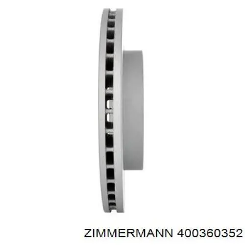 400360352 Zimmermann Гальмо дискове переднє