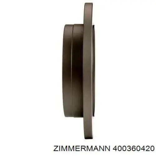Диск гальмівний задній Zimmermann 400360420