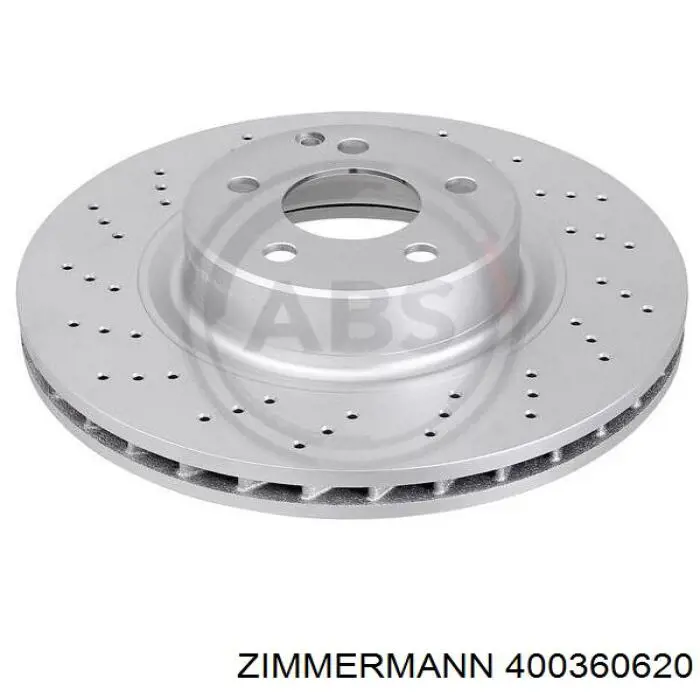 Гальмівні диски передні 400360620 Zimmermann
