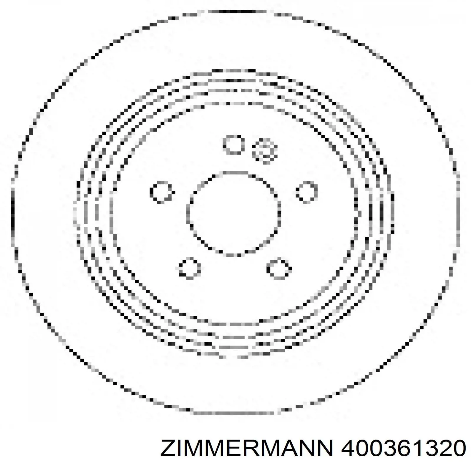 Задні дискові гальма Zimmermann 400361320 ціна, від 49.23 USD