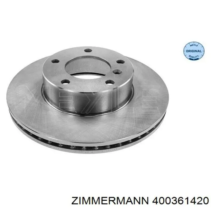400361420 Zimmermann Гальмо дискове переднє