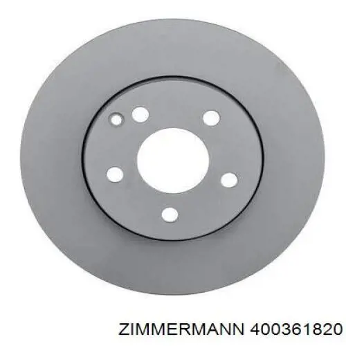 Гальмівні диски передні 400361820 Zimmermann