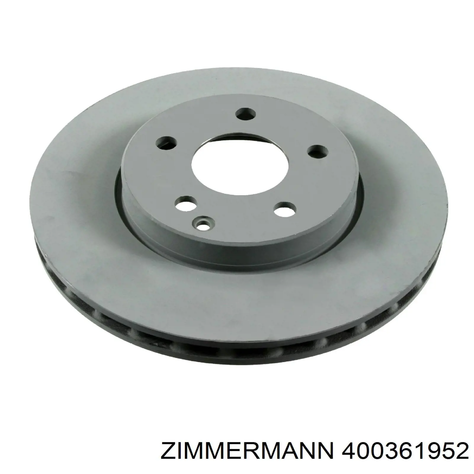 400361952 Zimmermann диск гальмівний передній