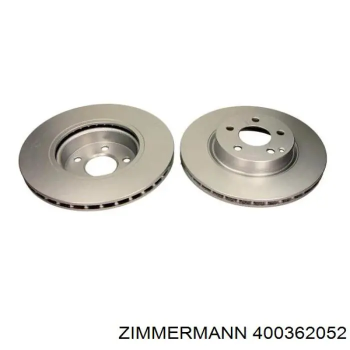 Диск гальмівний передній Zimmermann 400362052
