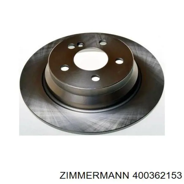 Диск гальмівний задній Zimmermann 400362153