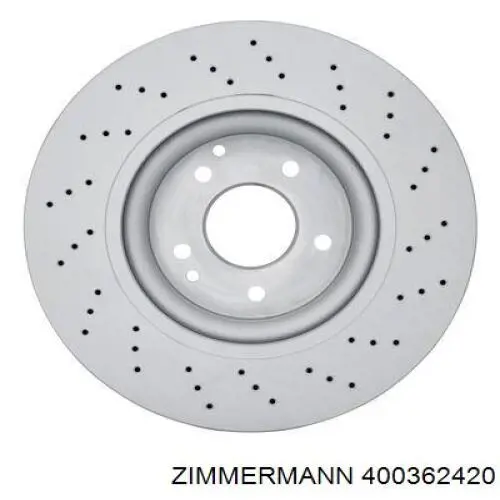 Гальмівні диски передні 400362420 Zimmermann