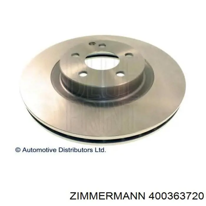 400363720 Zimmermann Гальмо дискове переднє