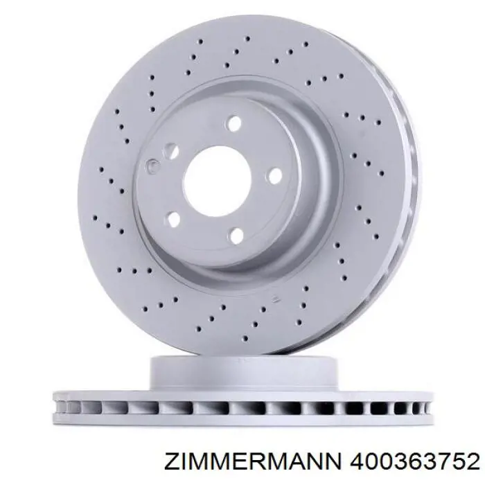 Диск гальмівний передній Zimmermann 400363752