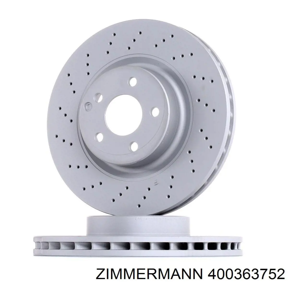 Гальмівні диски передні 400363752 Zimmermann