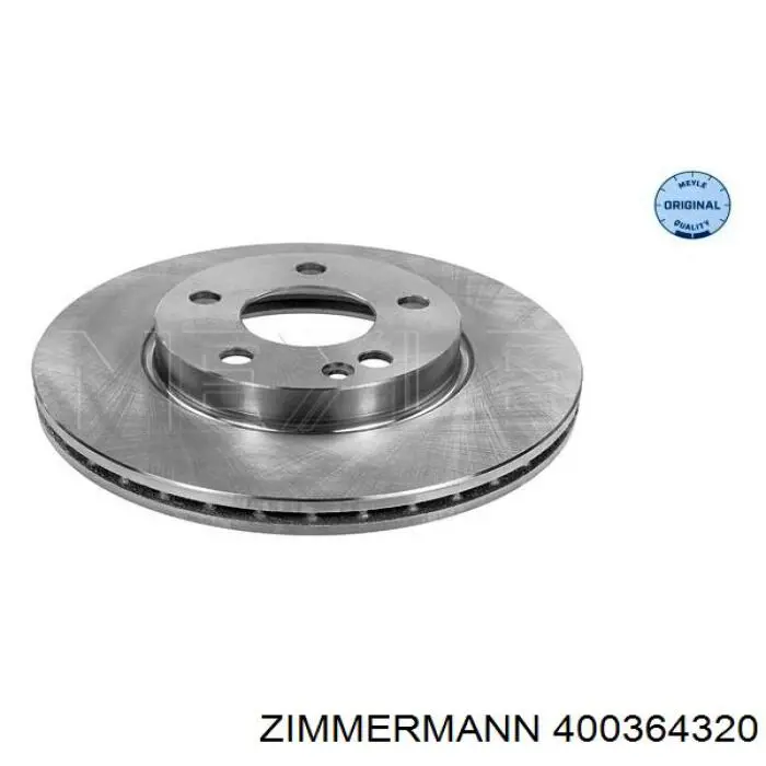 400364320 Zimmermann Гальмо дискове переднє