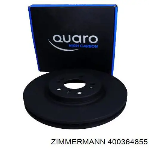 Диск гальмівний передній Zimmermann 400364855