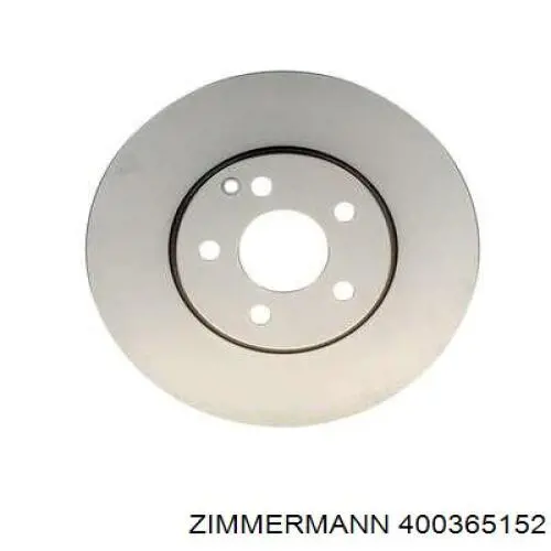 Диск гальмівний передній Zimmermann 400365152