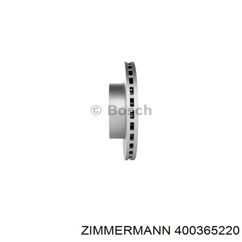 400365220 Zimmermann Гальмо дискове переднє