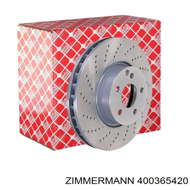 400365420 Zimmermann Гальмо дискове переднє