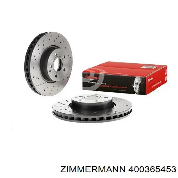 400365453 Zimmermann Гальмо дискове переднє