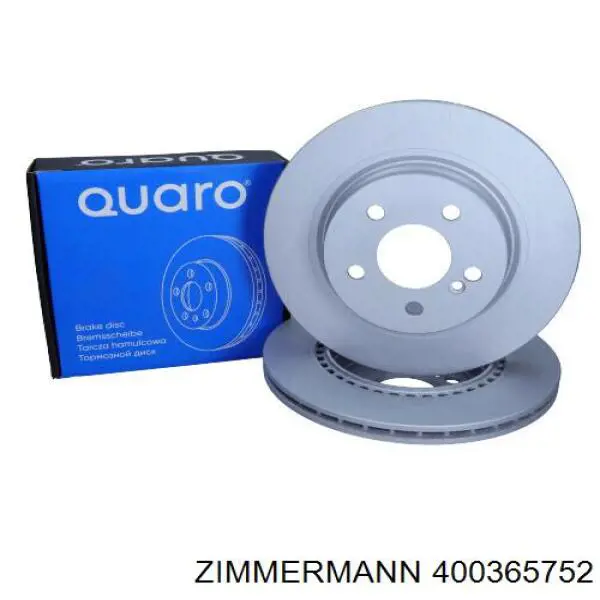 Диск гальмівний задній Zimmermann 400365752