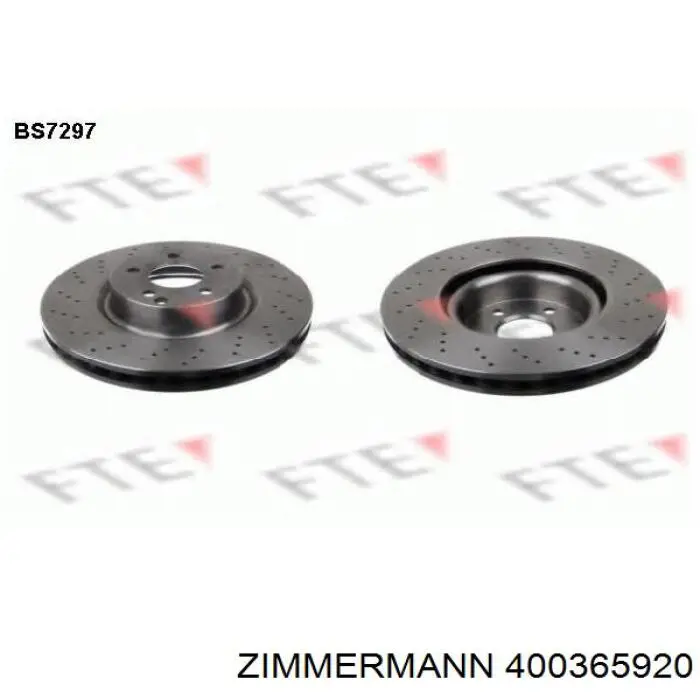 Купити 400365920 Zimmermann Ротор гальмівний